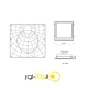 چراغ توکار 20×20 مربع زمرد DZ61 آلتون